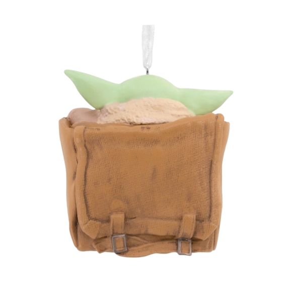 Star Wars: The Mandalorian Grogu in Bag Christmas Ornament - Picture 3 of 5